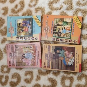 Vintage Babysitters Club books lot 15-18